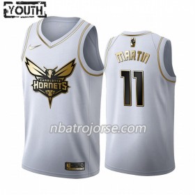 Barn Charlotte Hornets Tröja Cody Martin 11 2019-20 Nike Vit Golden Edition Swingman